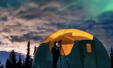 阿拉斯加安克雷奇马塔努斯卡冰川徒步费尔班克斯3 次极光观测入住一晚网红星球小屋冬季7天6 晚
